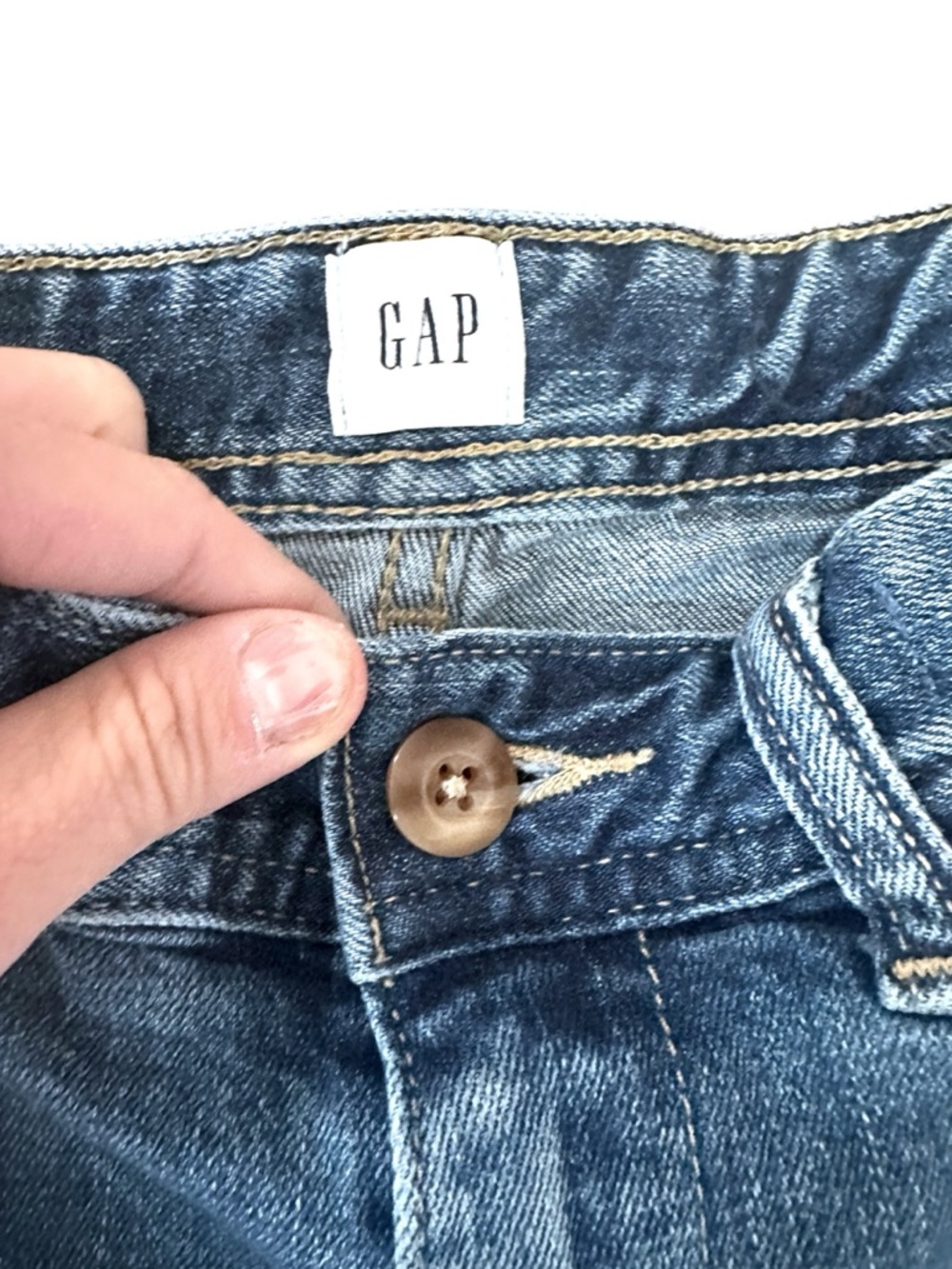 GAP Women’s High Rise Wide Leg Crop Jeans Size 6/28 - Picture 7 of 11